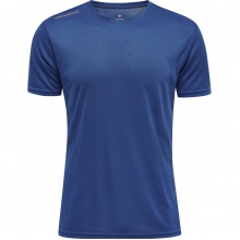 hummel Sport-Tshirt Core Functional (atmungsaktiv, leicht) Kurzarm navyblau Herren